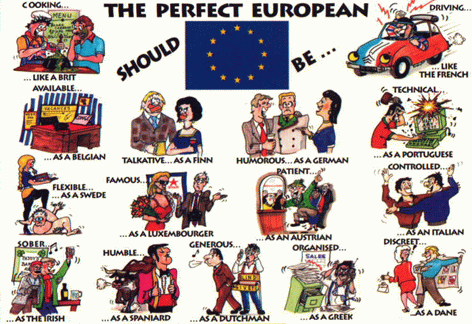 Resultado de imagen de european stereotypes